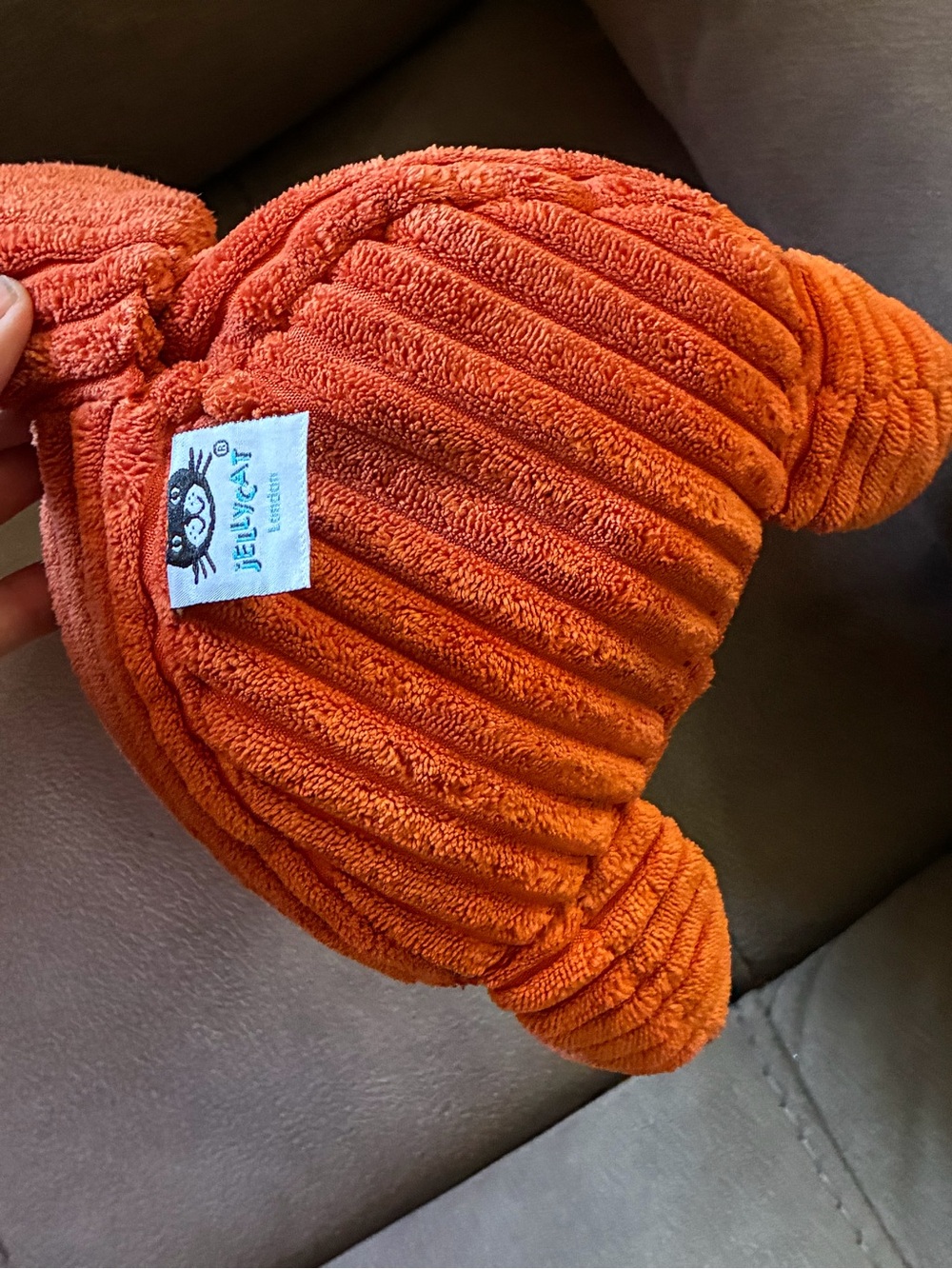 Jellycat 17" Cordy Roy Fox Plush London Corduroy Stuffed Animal Toy Orange - Picture 9 of 13